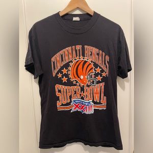 VINTAGE T SHIRT CINCINNATI BENGALS SUPER BOWL XXIII